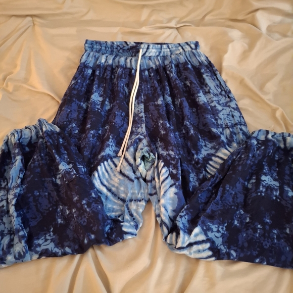 Island Beach Women's Blue Tie-Dye Joggers - Picture 3 of 7